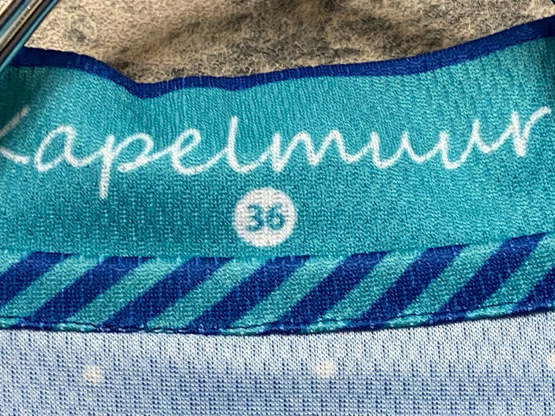 JO885 カペルミュール KAPELMUUR 半袖 サイクルジャージ ネイビー ドット 36 レディース