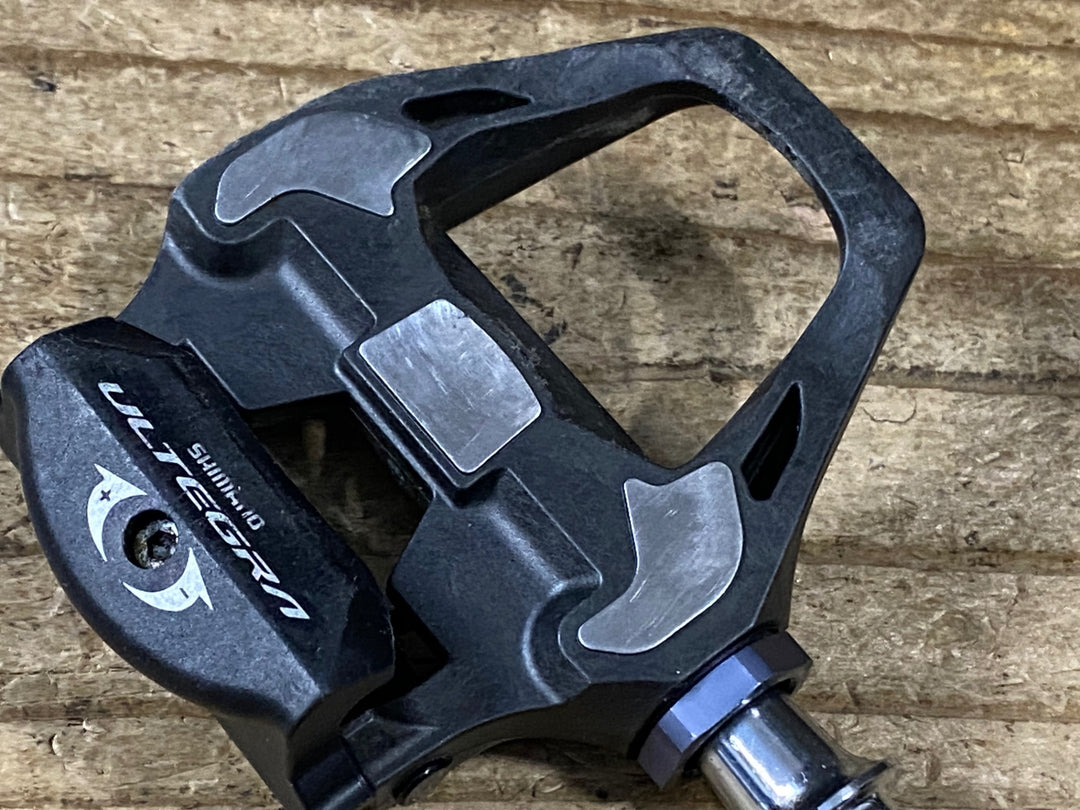 KE485 シマノ SHIMANO アルテグラ ULTEGRA PD-R8000 ビンディングペダル SPD-SL 青クリート付