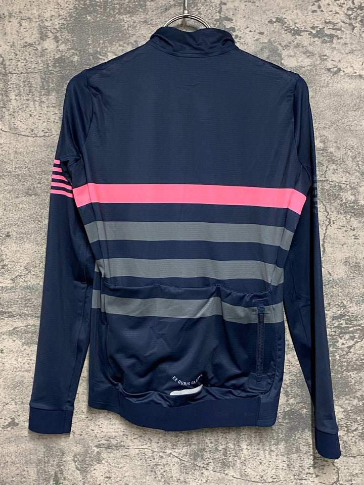 KA315 ラファ Rapha RCC PRO TEAM LONG SLEEVE JERSEY 長袖 サイクルジャージ 濃紺 S