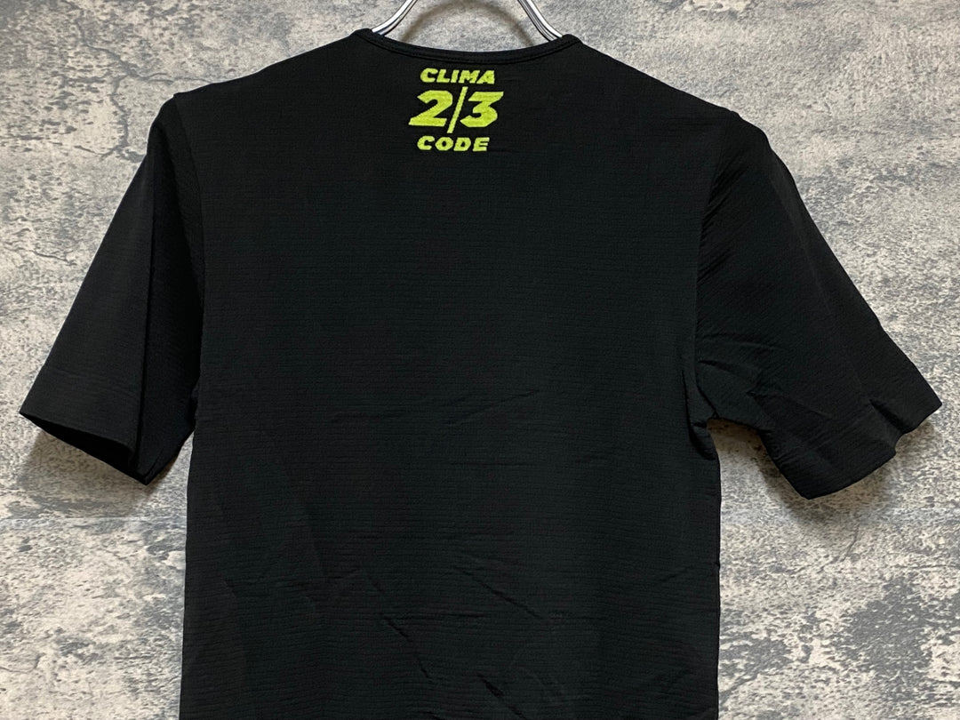 KQ166 アソス ASSOS CLIMA CODE 2/3 SKIN LAYER ベースレイヤー インナー 半袖 黒 M