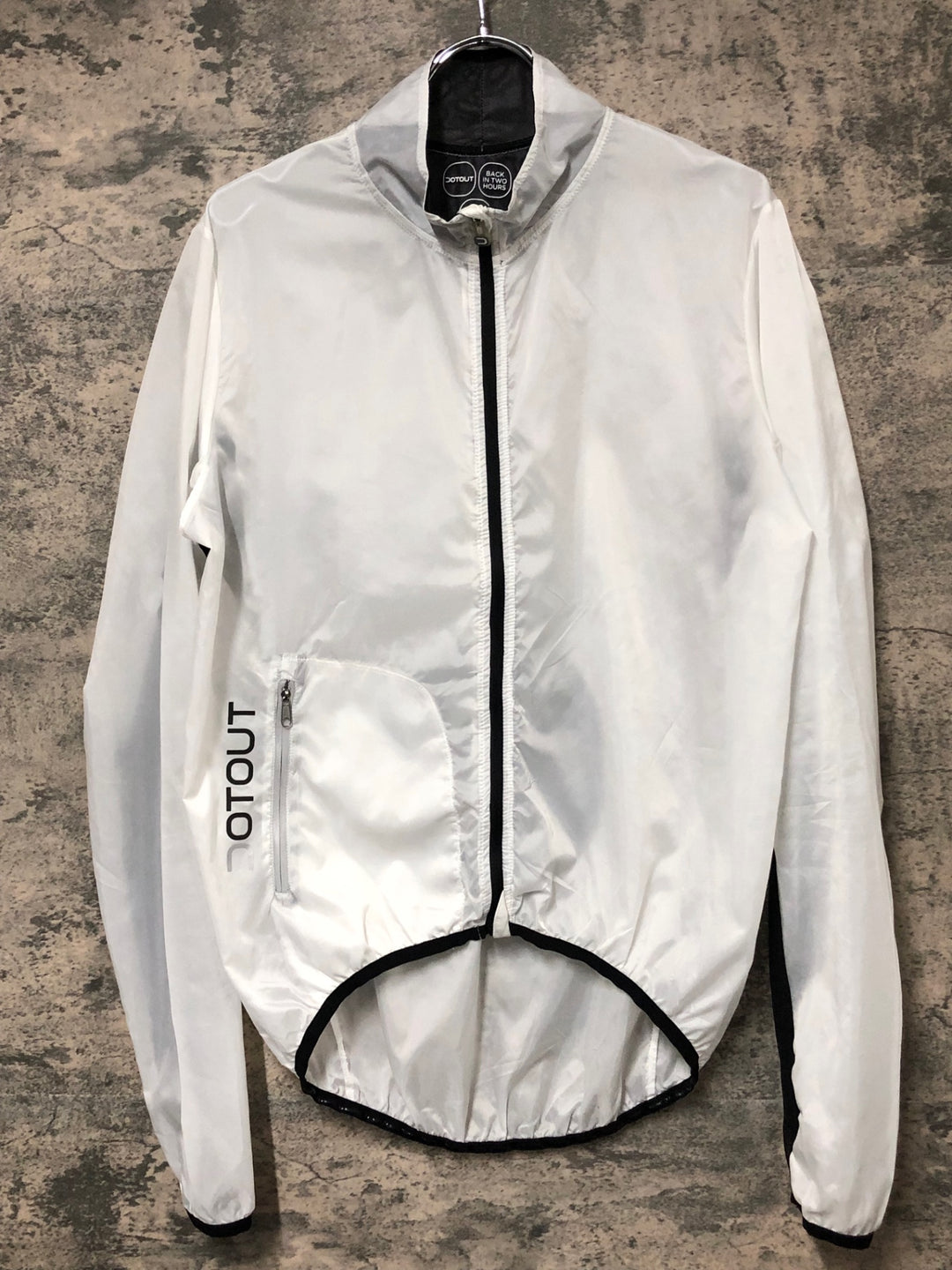 JU771 ドットアウト DOTOUT Tempo Jacket 長袖 サイクルジャケット 白 L