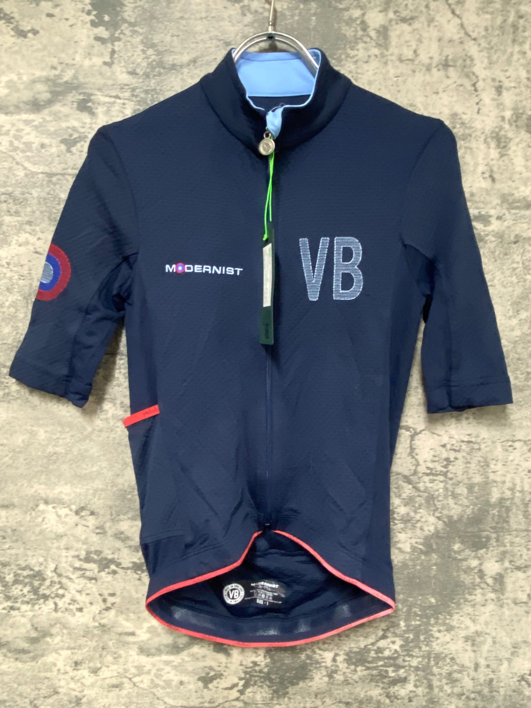 JY822 ベロビチ velobici MODERNIST 半袖 サイクルジャージ 濃紺 Ⅰ