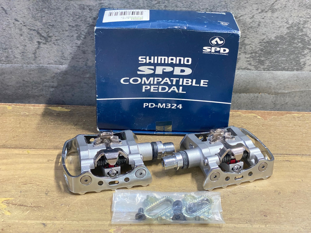 KP929 シマノ SHIMANO PD-M324 ビンディングペダル 片面フラット