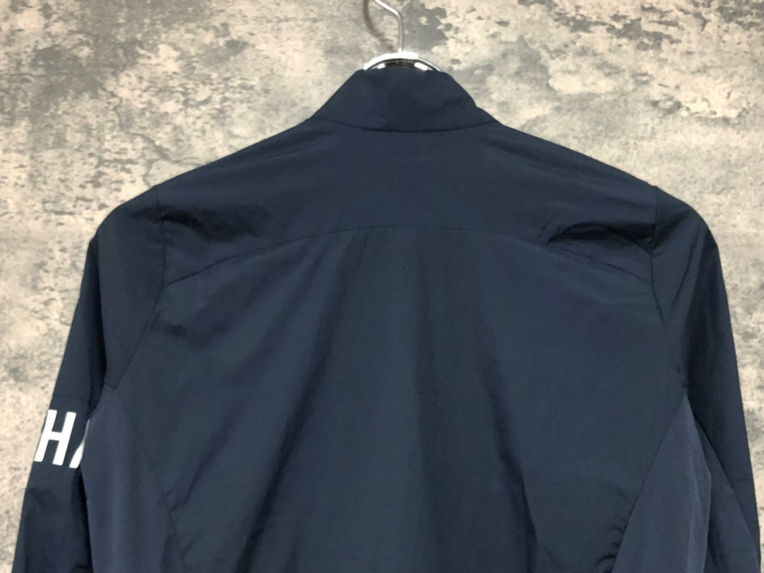 KM121 ラファ Rapha WOMEN'S PRO TEAM LIGHTWEIGHT WIND JACKET 長袖 ウィンドブレーカー 紺 XS