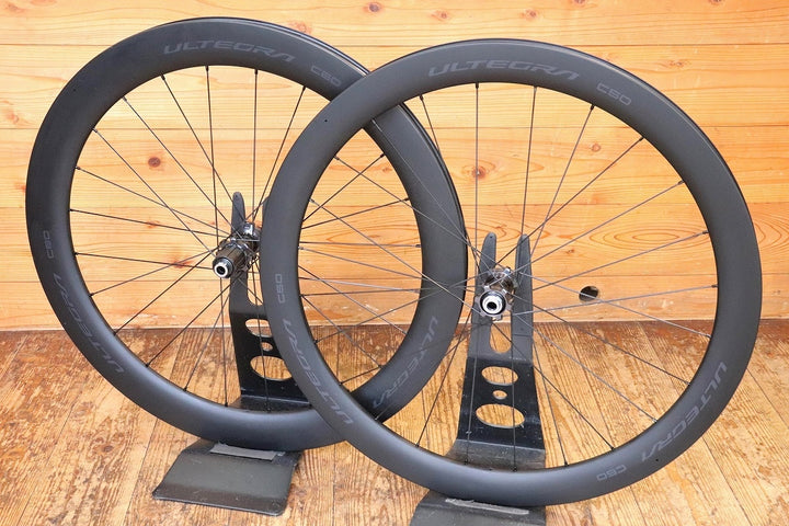 シマノ SHIMANO アルテグラ ULTEGRA WH-R8170 C50/C60 TL カーボン チューブレスレディ ホイールセット シマノ 11S/12S 【芦屋店】