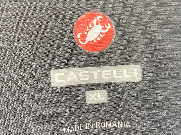 KE156 カステリ CASTELLI ESPRESSO 2 半袖 サイクルジャージ グレー XL