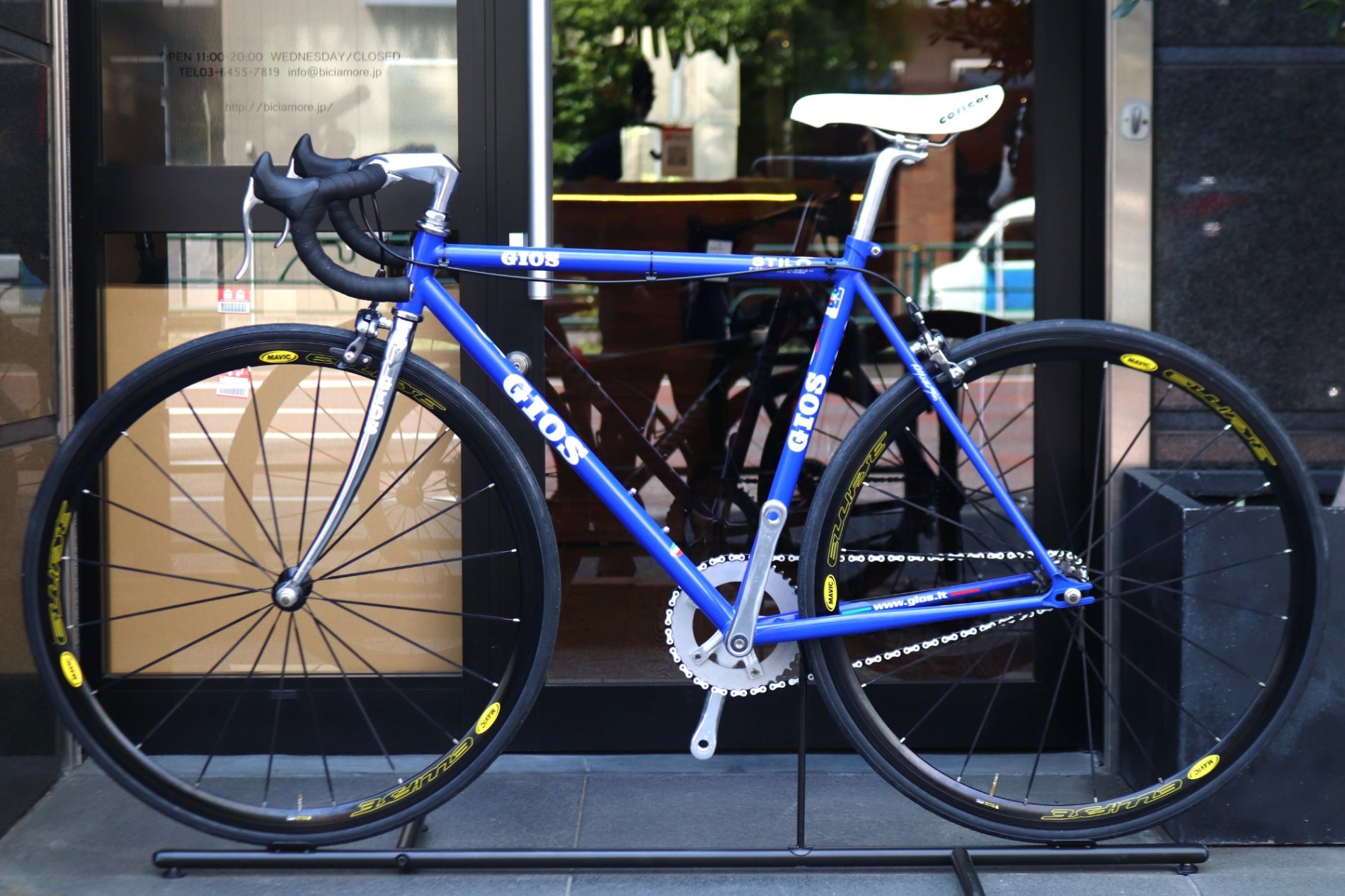 引取限定）GIOSジオス STILO シングルスピードバイク 自転車 ジオス GIOS スティーロ STILO 2009モデル 52サイズ クロモリ ピスト