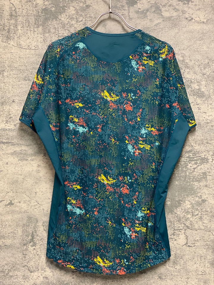 KI193 ラファ Rapha PRESTIGE PRO TEAM BASE LAYER SHORT SLEEVE 半袖 ベースレイヤー 総柄 XL