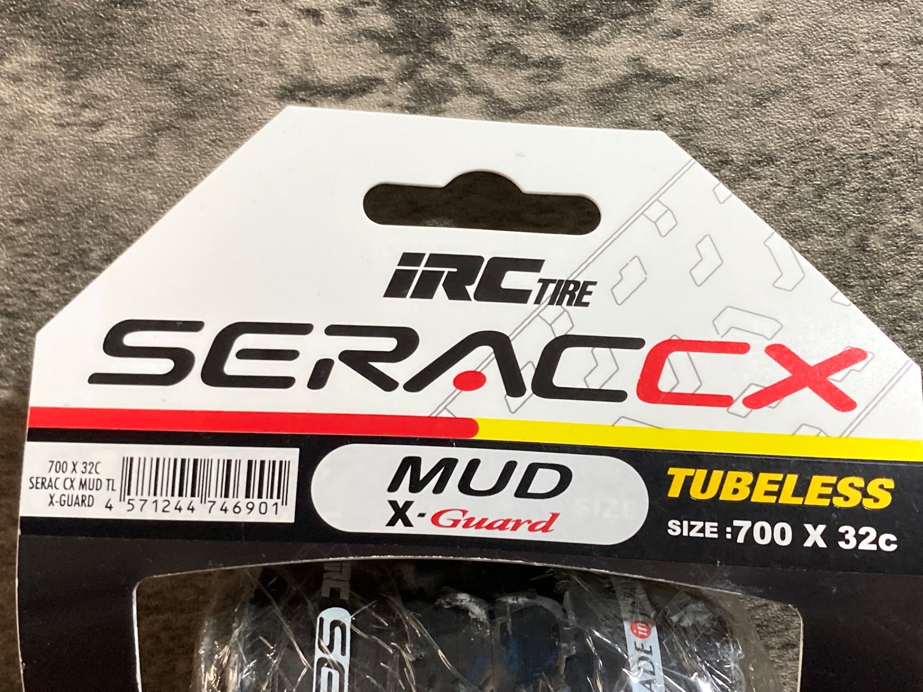 KA663 iRC SERAC CX MUD TUBELESS チューブレス タイヤ 700x32C 1本