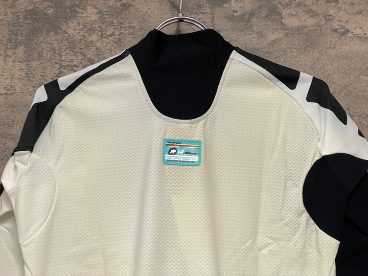 JQ161 アソス assos iJ tiburu 4 長袖サイクルジャージ 白黒 M 裏起毛