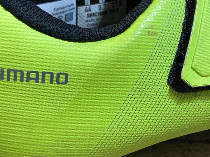 KD072 シマノ SHIMANO RC1 SH-RC100M ビンディングシューズ 3穴 EU44 黄色