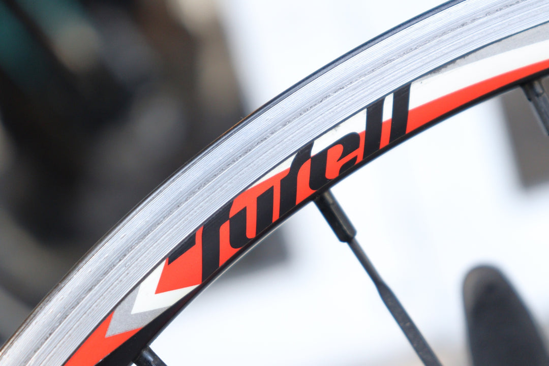 タイレル TYRELL Q:ELEMENT AM-7 アルミ クリンチャー ホイールセット シマノ10S 20インチ 406 【横浜店】