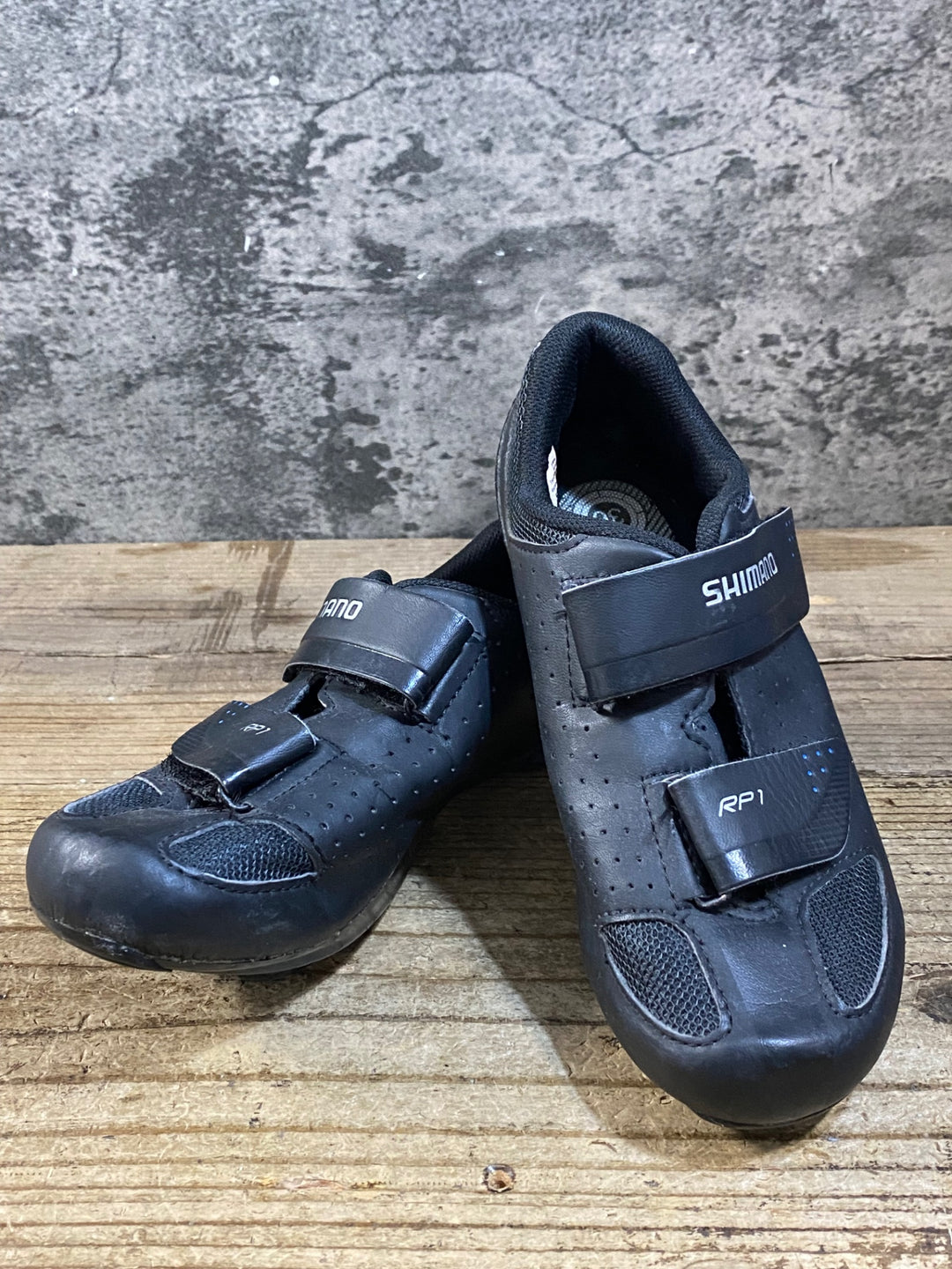 KG376 シマノ SHIMANO RP1 SH-RP100-S L ビンディングシューズ 黒 3穴 EU36 ※ペン字あり