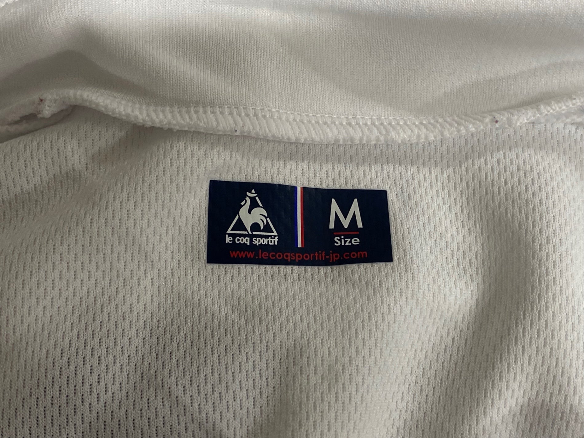 KD328 ルコックスポルティフ le coq sportif 半袖 サイクルジャージ 白