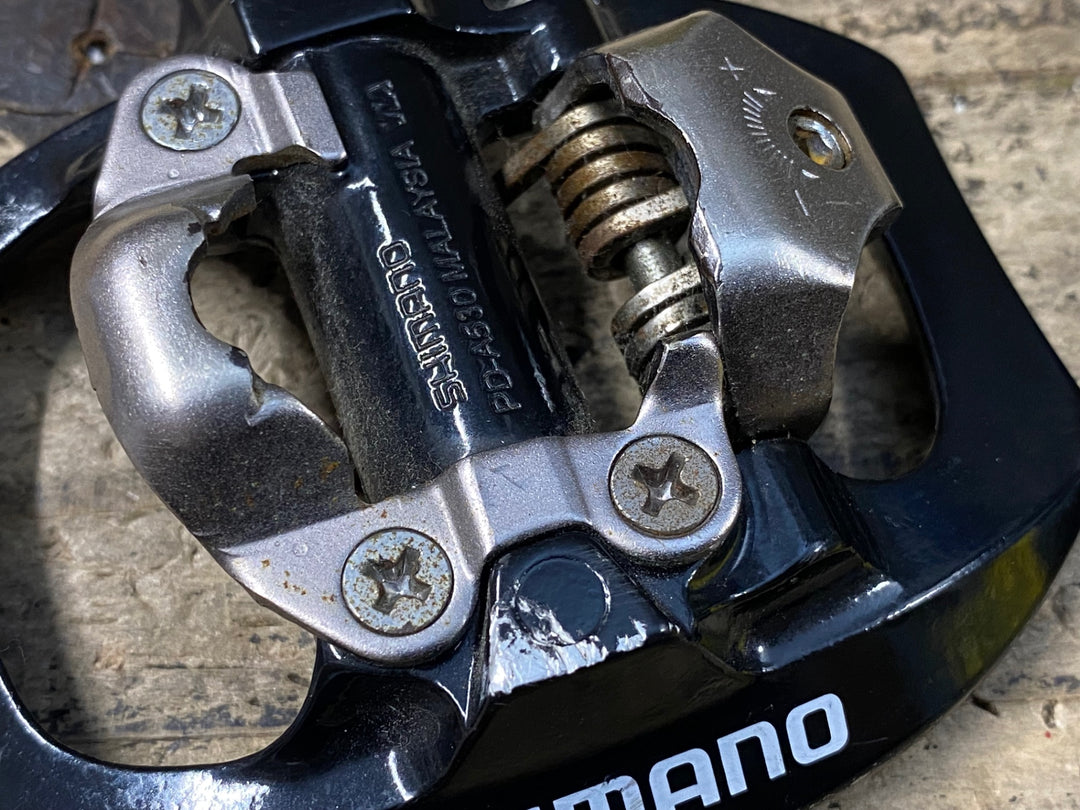 JY465 シマノ SHIMANO PD-A530 ビンディングペダル ブラック SPD