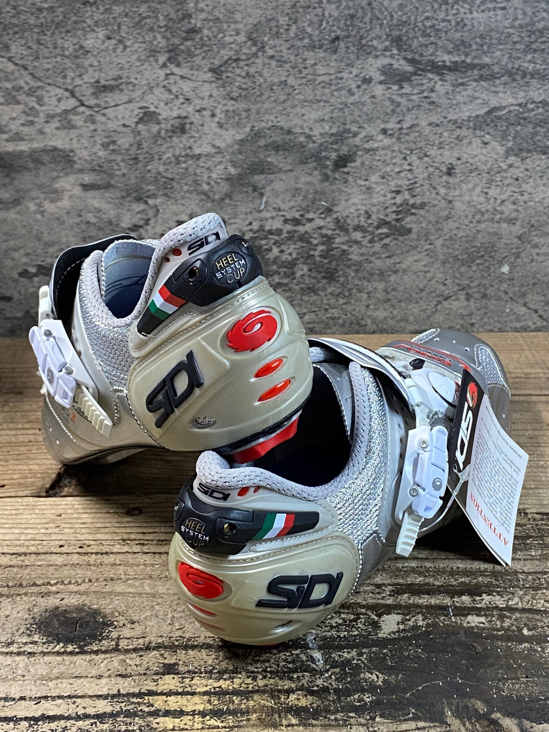 JR154 シディ SIDI SCARPE ERGO 2 C.L VERNICE ビンディングシューズ グレー EU45