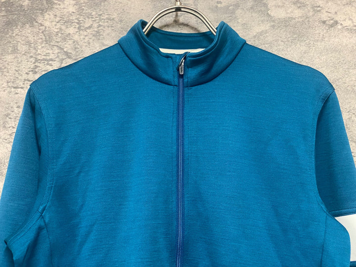KC036 ラファ Rapha LONG SLEEVE JERSEY 長袖 サイクルジャージ ターコイズ M