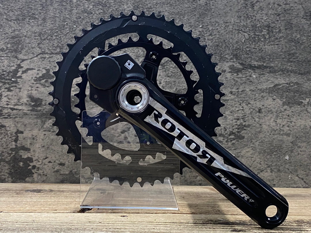 JN398 ローター ROTOR 3D+ POWER パワーメーター クランクセット 52/36T 172.5mm 片側計測