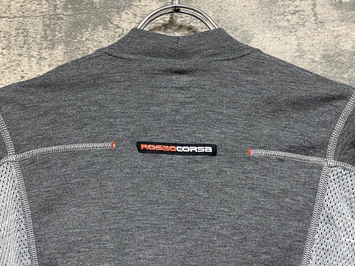 JV453 カステリ CASTELLI 長袖 ベースレイヤー グレー S 裏起毛