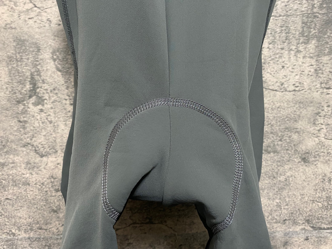 KA565 パスノーマルスタジオ PAS NORMAL STUDIOS PAS DEEP WINTER LONG BIB ビブショーツ ダークグレー L 裏起毛