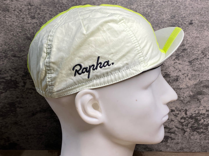 JH260 ラファ Rapha CAP サイクルキャップ 黄緑 M-L