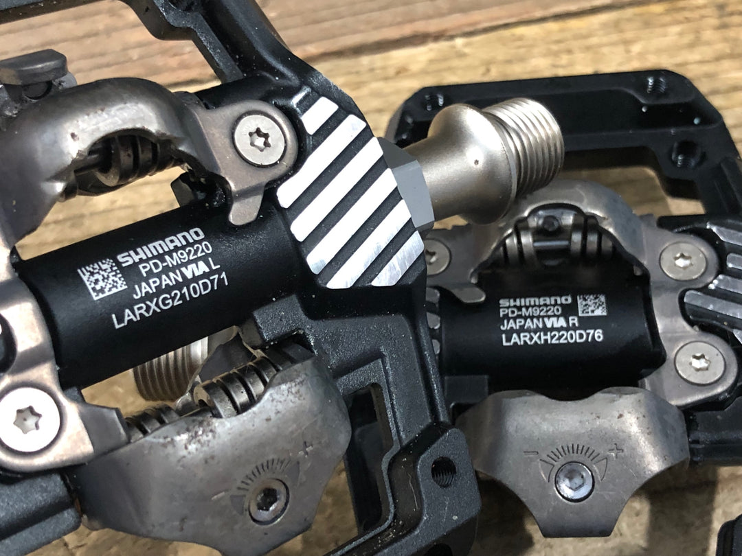 KQ214 シマノ SHIMANO XTR PD-M9220 ビンディングペダル SPD