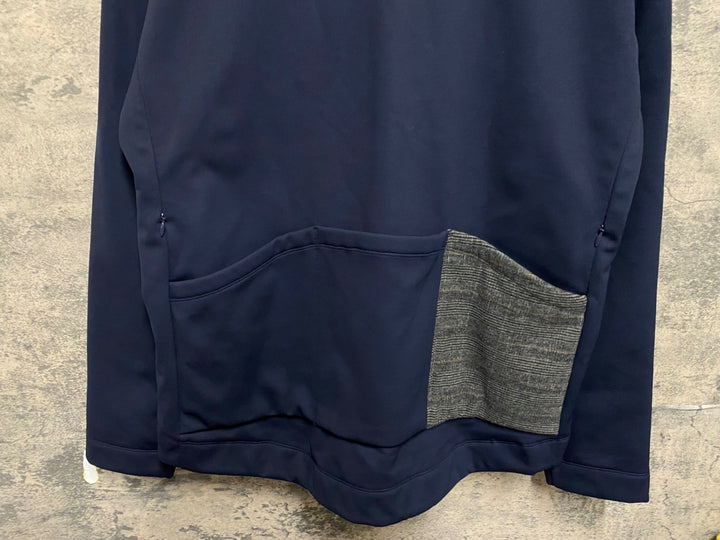 KP358 カペルミュール KAPELMUUR サイクルジャケット 紺 XL 裏起毛
