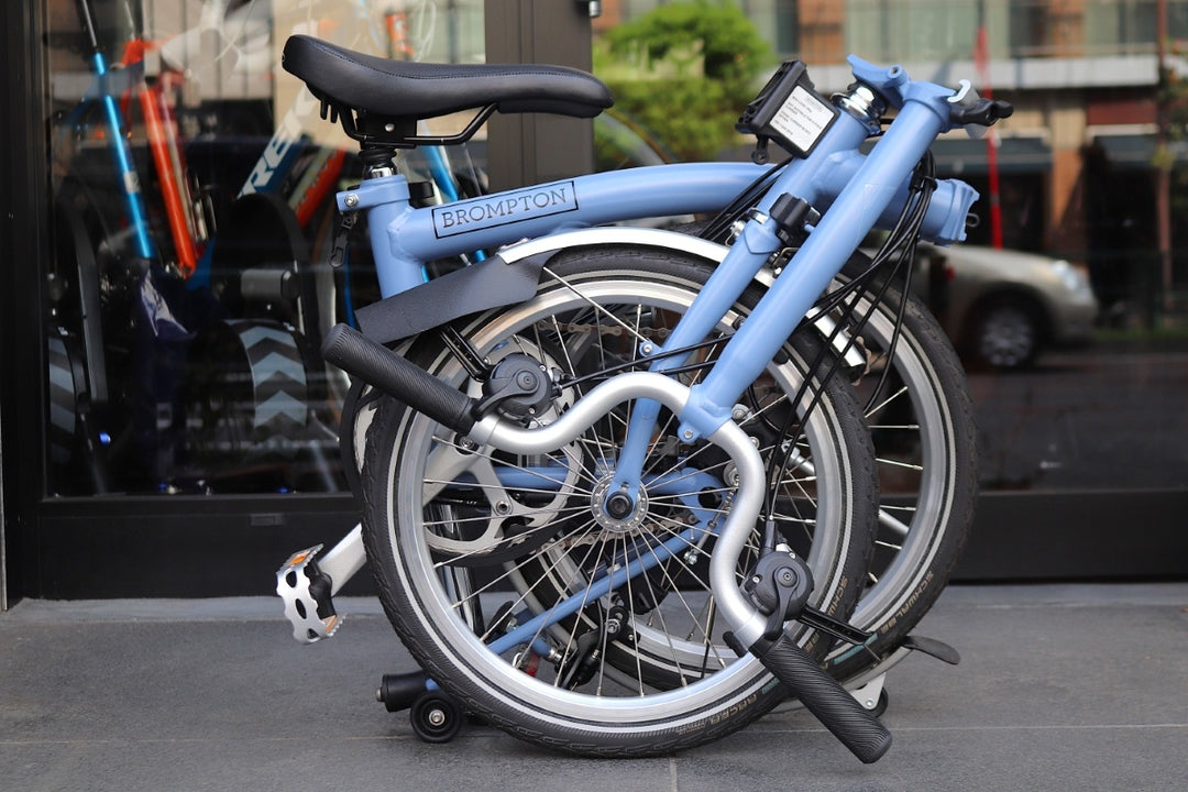 ブロンプトン BROMPTON C LINE EXPLORE MID M6L 2022モデル クラウドブルー ミニベロ 折り畳み小径車 【東京南麻布店】
