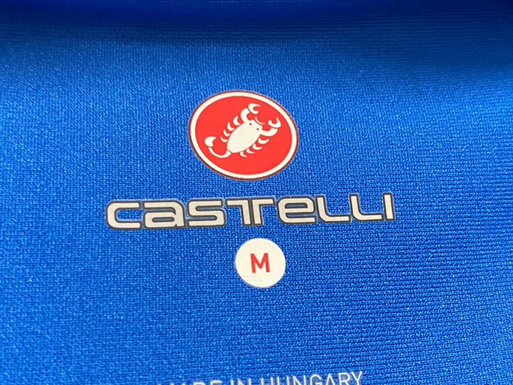 JP438 カステリ CASTELLI 長袖 サイクルジャケット ネイビー M 裏起毛