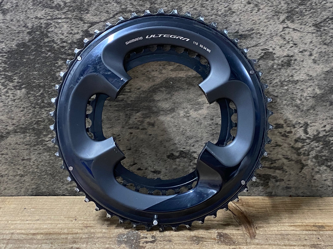 JI778 シマノ SHIMANO アルテグラ ULTEGRA FC-R8000 チェーンリング 50/34T 11S 固定ボルト付き