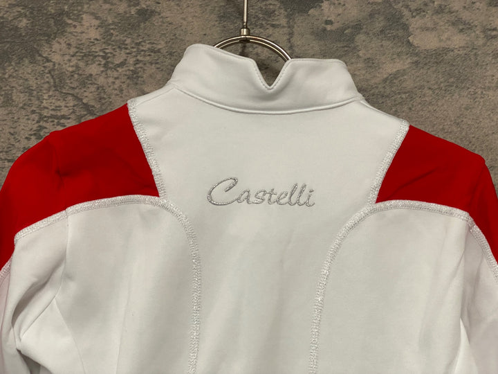 JU264 カステリ CASTELLI 長袖 サイクルジャージ 裏起毛 Sサイズ レディース