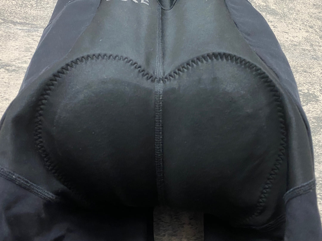 JV310 ゴアバイクウェア GORE BIKE WEAR ビブタイツ 黒 XXL 裏起毛 ※あたり,ほつれ
