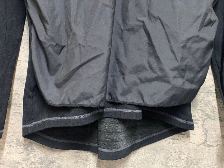 JN964 パールイズミ PEARL iZUMi 長袖 ミドルレイヤー 黒 L 裏起毛