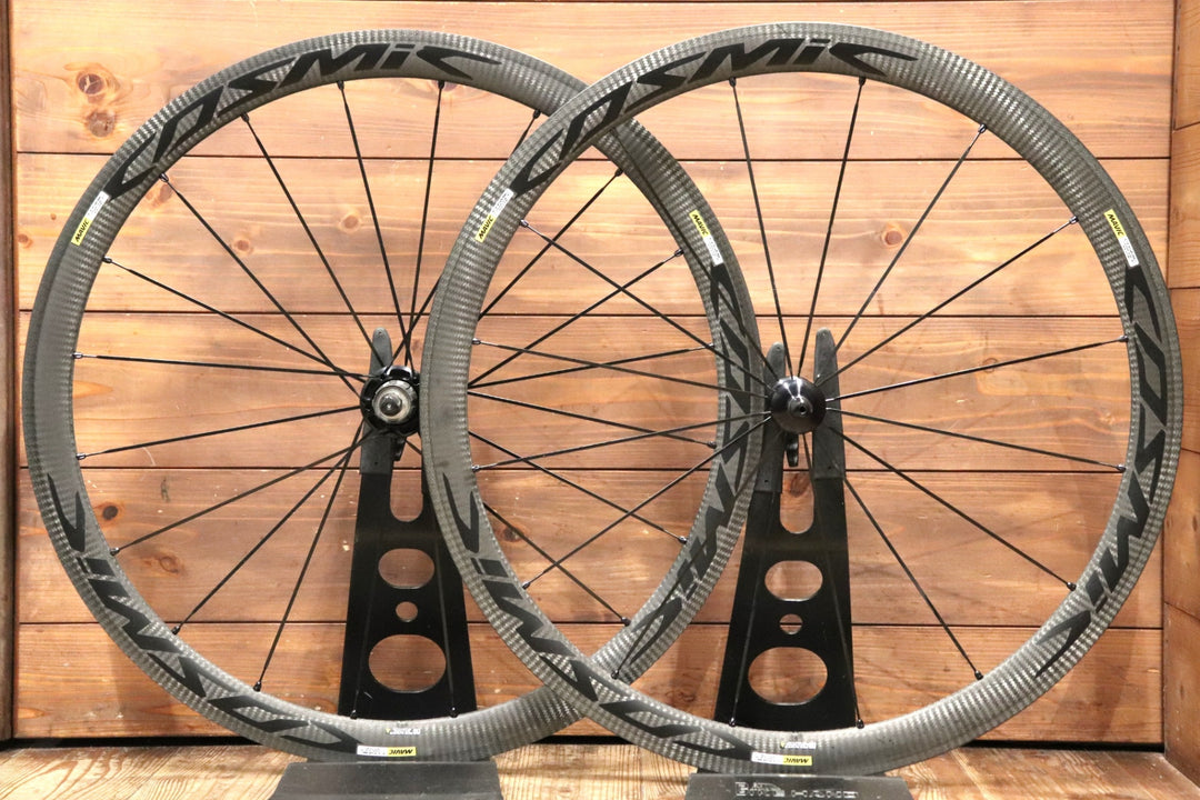 マヴィック MAVIC コスミック カーボン COSMIC CARBONE 40 ELITE アルミ/カーボン クリンチャー ホイールセット シマノ 11/12S ナローリム 13c 【東京南麻布店】