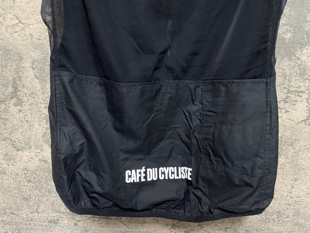 KS246 カフェドシクリステ cafe du cycliste EDITH GILET サイクルベスト ジレ 黒 S
