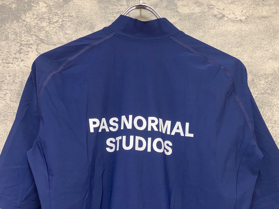 JY675 パスノーマルスタジオ PAS NORMAL STUDIOS 半袖 サイクルジャージ 紺 L