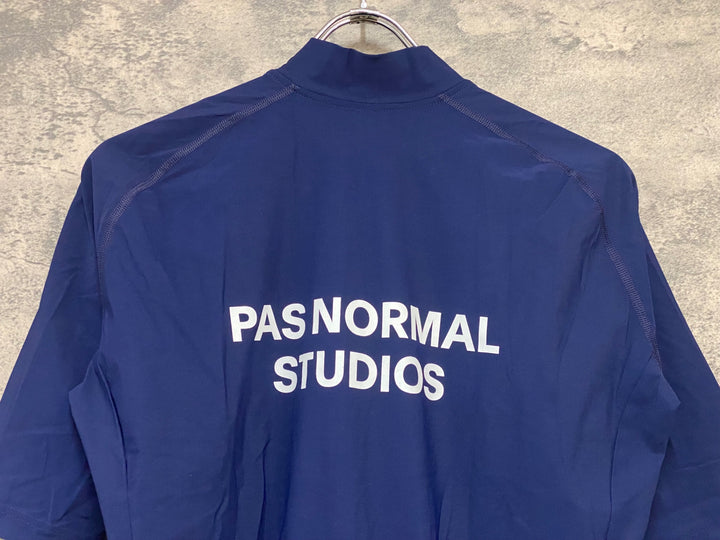 JY675 パスノーマルスタジオ PAS NORMAL STUDIOS 半袖 サイクルジャージ 紺 L