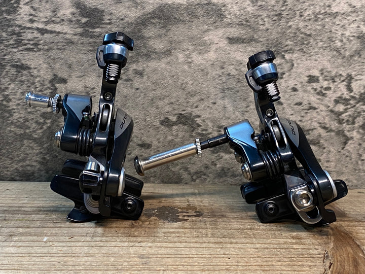 JH063 シマノ SHIMANO デュラエース DURA-ACE BR-9000 キャリパーブレーキ 前後セット ※取付ナット非純正
