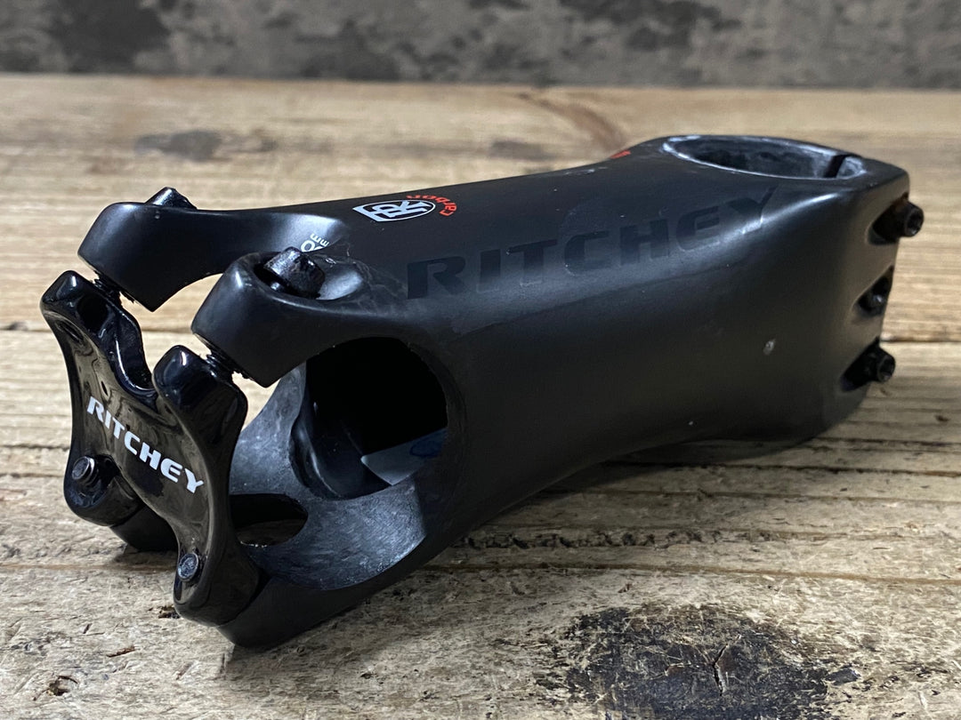 KG433 リッチー RITCHEY SUPER LOGIC カーボンステム 黒 Φ31.8 90mm サビ クリア浮き