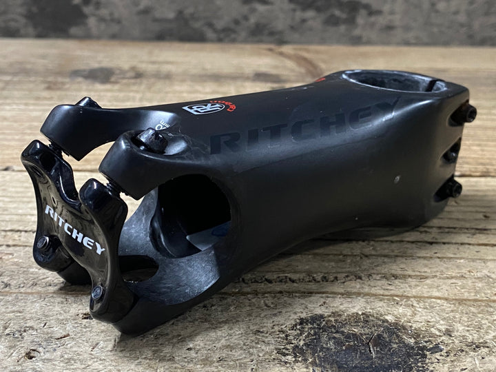 KG433 リッチー RITCHEY SUPER LOGIC カーボンステム 黒 Φ31.8 90mm サビ クリア浮き