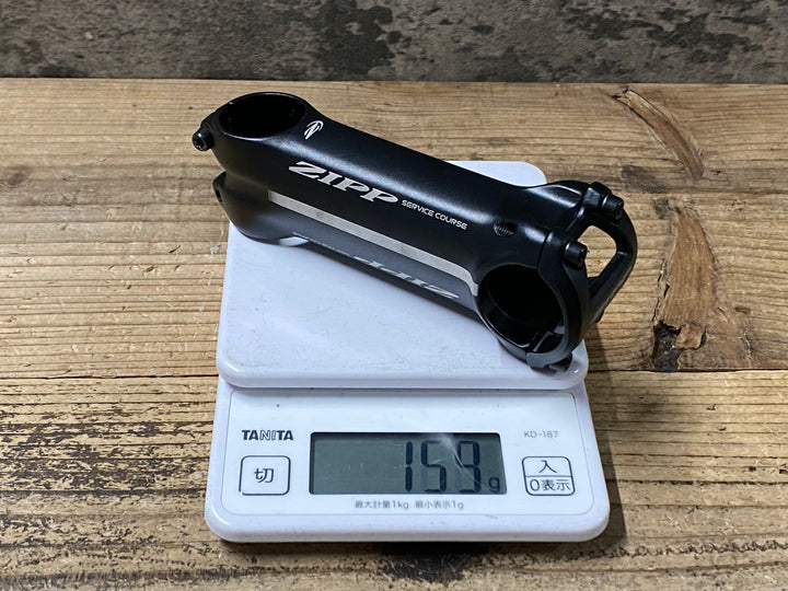 KD035 ジップ ZIPP SERVICE COURSE アルミ ステム 110mm Φ31.8 ±6° OS 黒