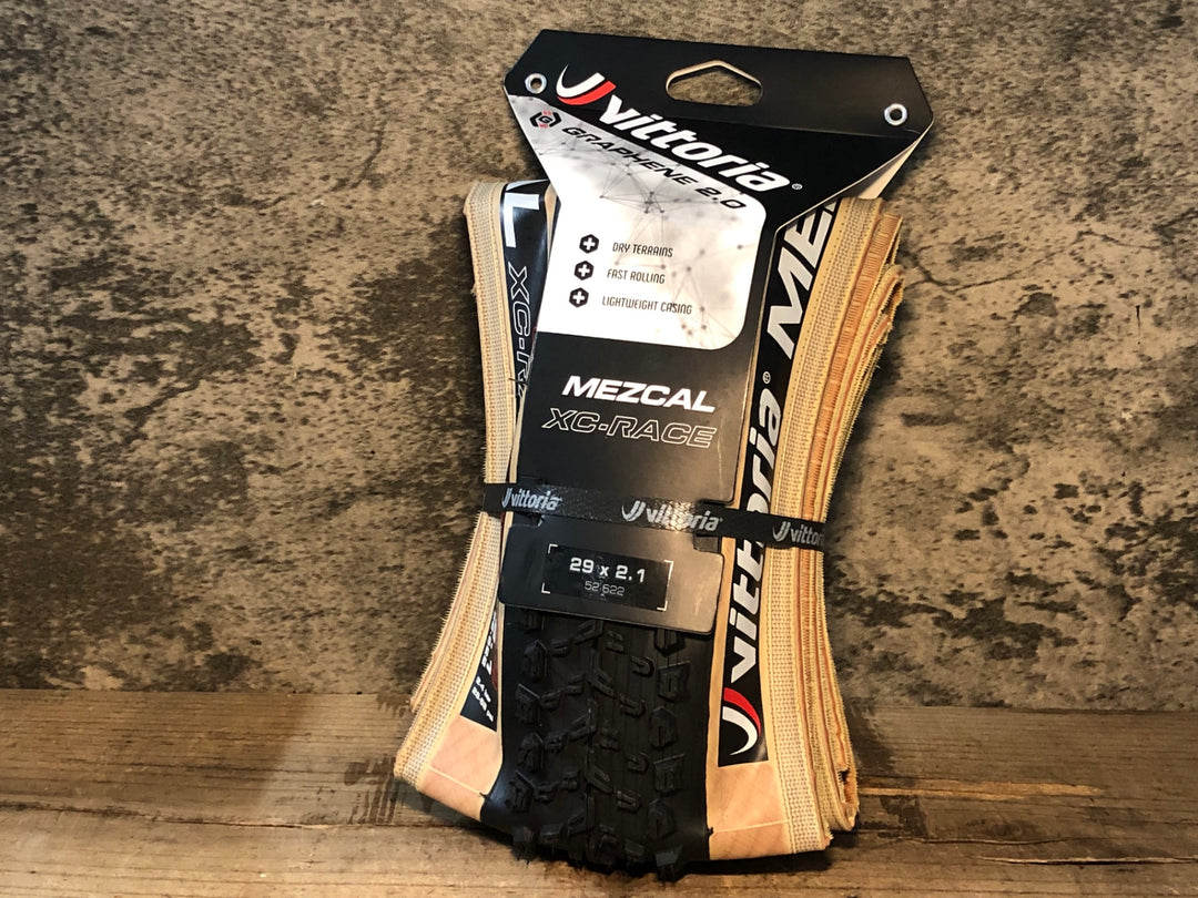 JO615 ヴィットリア vittoria MEZCAL XC-RACE GRAPHENE 2.0 タイヤ 黒茶 29x2.1 未使用