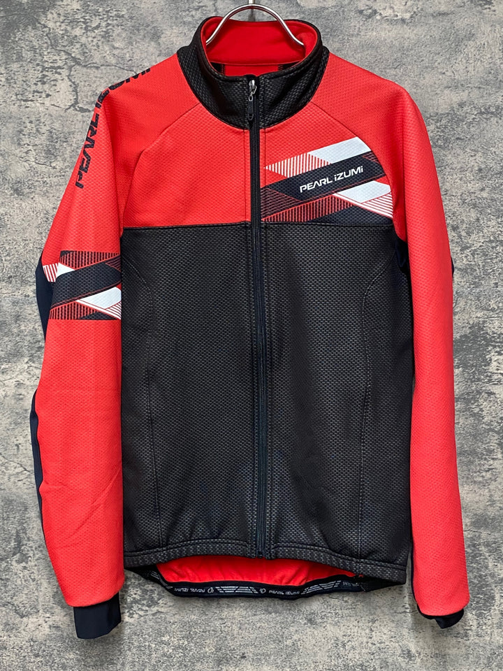 JX132 パールイズミ PEARL iZUMi 長袖サイクルジャケット 赤黒 L