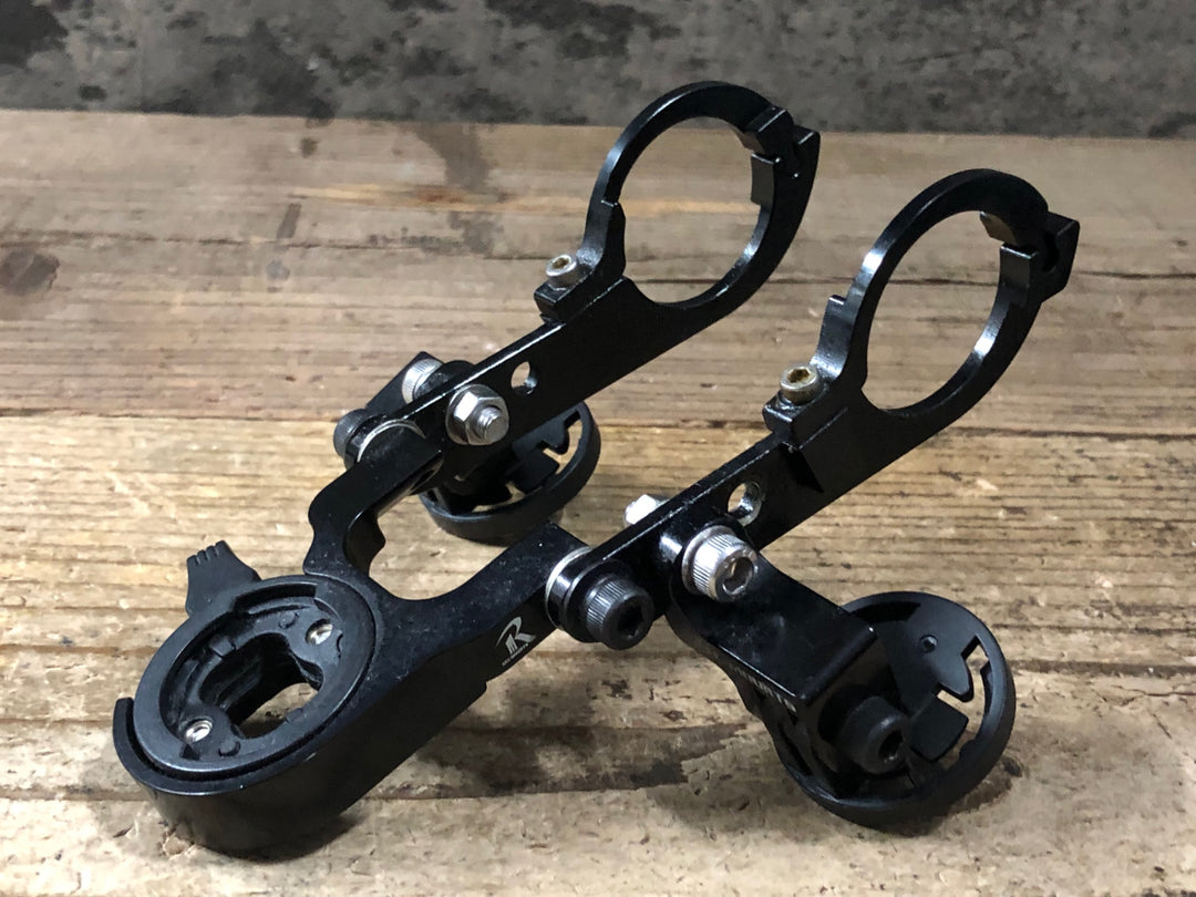 KB464 レックマウント RECMOUNT 両持ち サイクルコンピュータ マウント ガーミン用 GOPROマウント付き