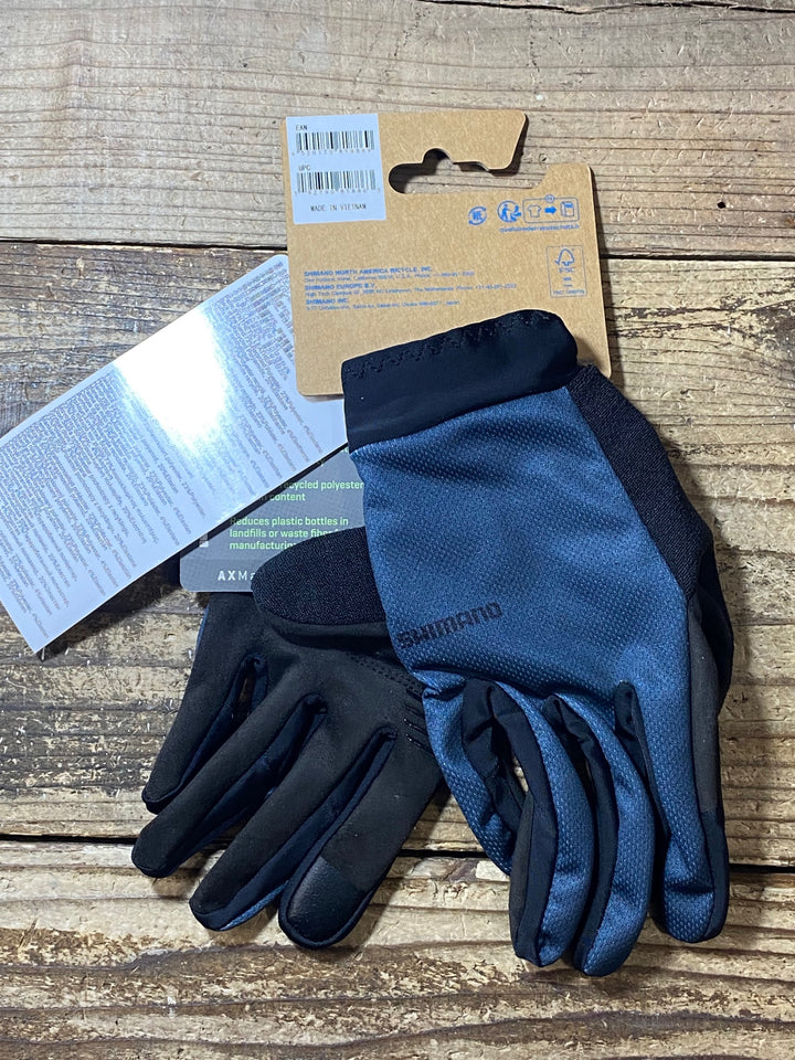 JW151 シマノ SHIMANO EXPLORER FF GLOVES Mサイズ ブルーグレー