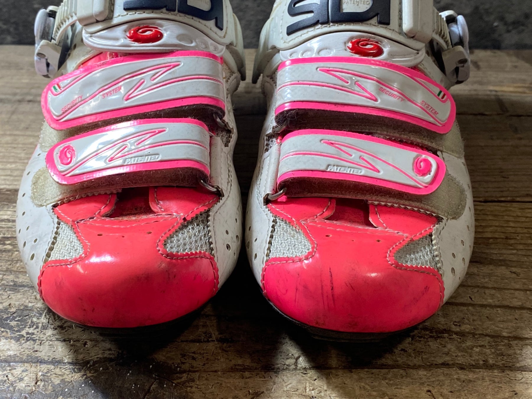 JV512 シディ SIDI GENIUS 5-FIT ビンディングシューズ 白ピンク EU38
