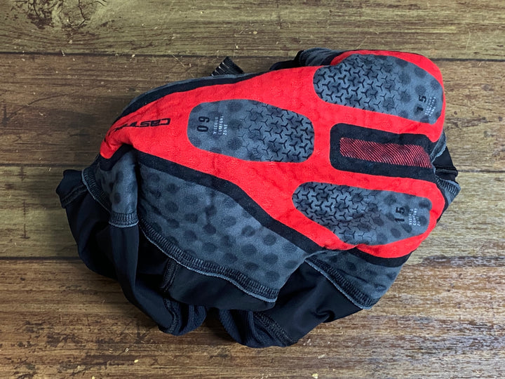 KC795 カステリ CASTELLI INSIDER ビブショーツ 黒 XL