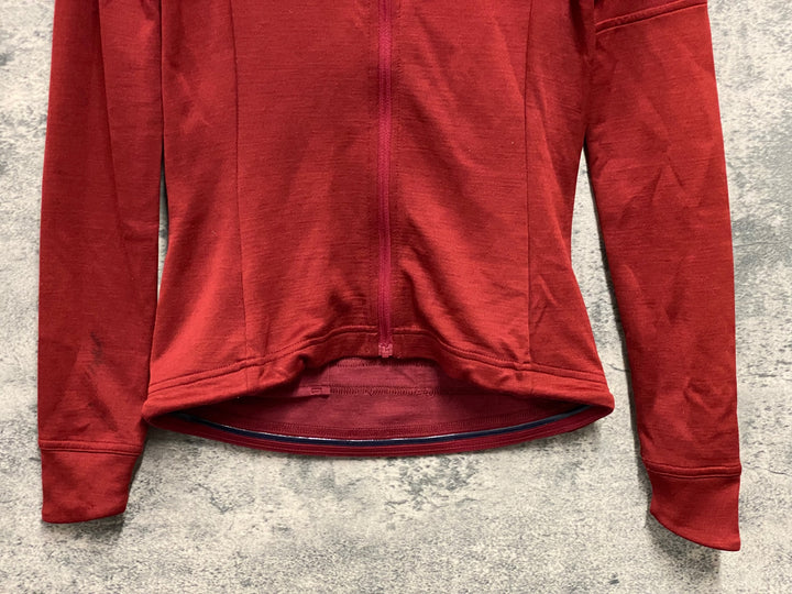 JW806 ラファ Rapha WOMEN'S LONG SLEEVE BREVET JERSEY 長袖 サイクルジャージ 赤 XXS レディース