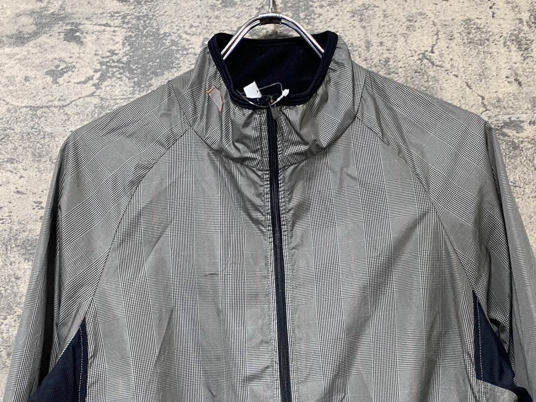 KM924 カフェドシクリステ cafe du cycliste Madeleine Jacket 長袖 ウィンドブレーカー 黒グレー XL