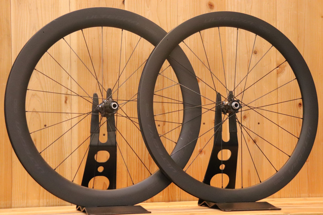 シマノ SHIMANO アルテグラ ULTEGRA WH-R8170 C50/C60 TL カーボン チューブレスレディ ホイールセット シマノ11S/12S 【芦屋店】